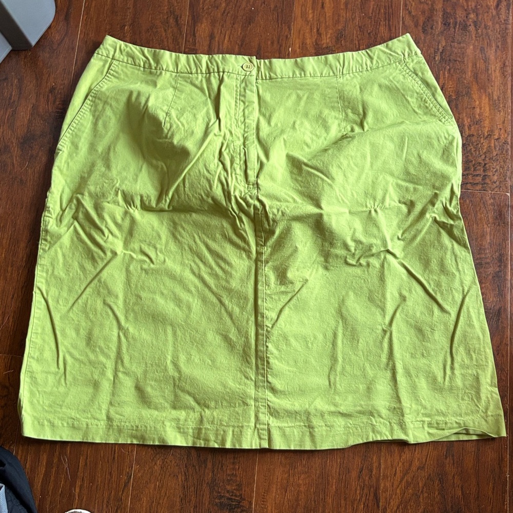 ❤️ Womens Lime JG Hook skirt 22w